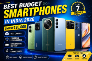 Best Budget Smartphones in India 2026 (Under ₹20,000)